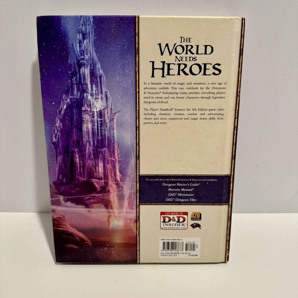 Dungeons & Dragons 4th Ed. Player's Handbook: Arcane, Divine, and Martial Heroes